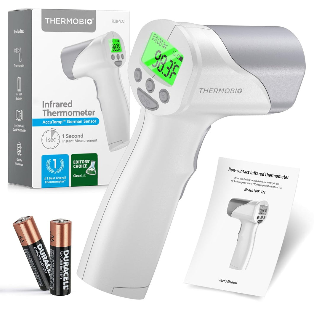 ThermoBio Touchless Infrared Forehead Thermometer